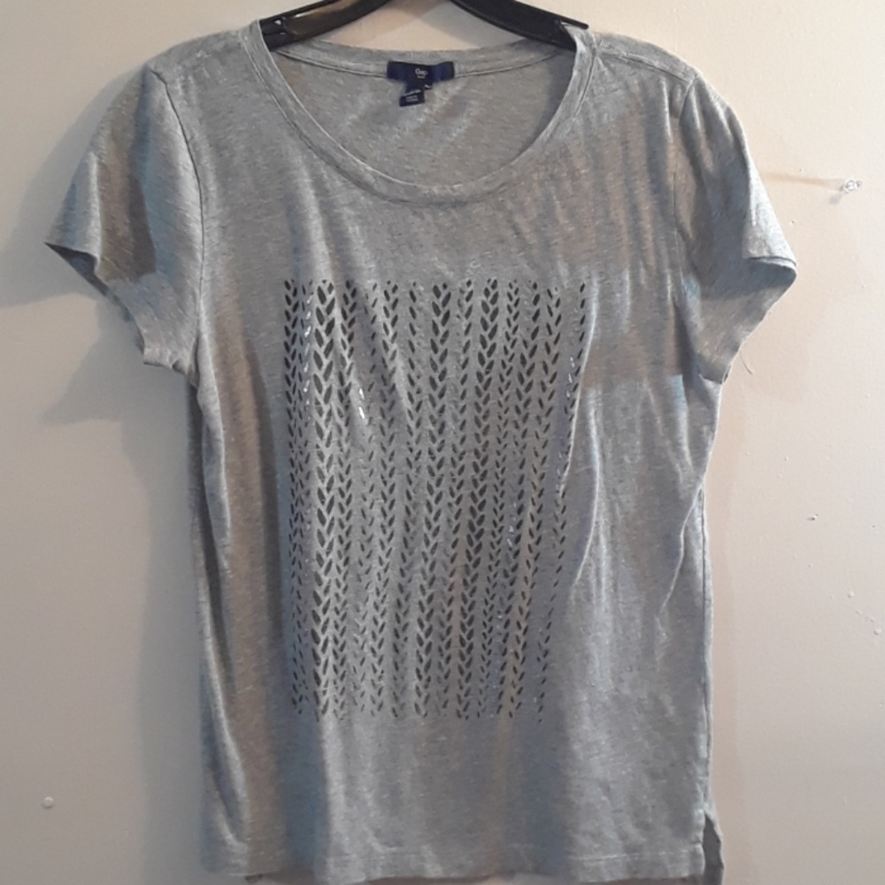 Women's GAP Gray Shirt Size Small